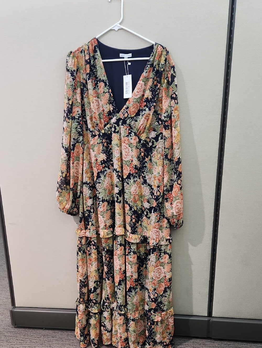 Baltic Born Bowman Deep V Maxi Dress Size 1X - Picture 2 of 16